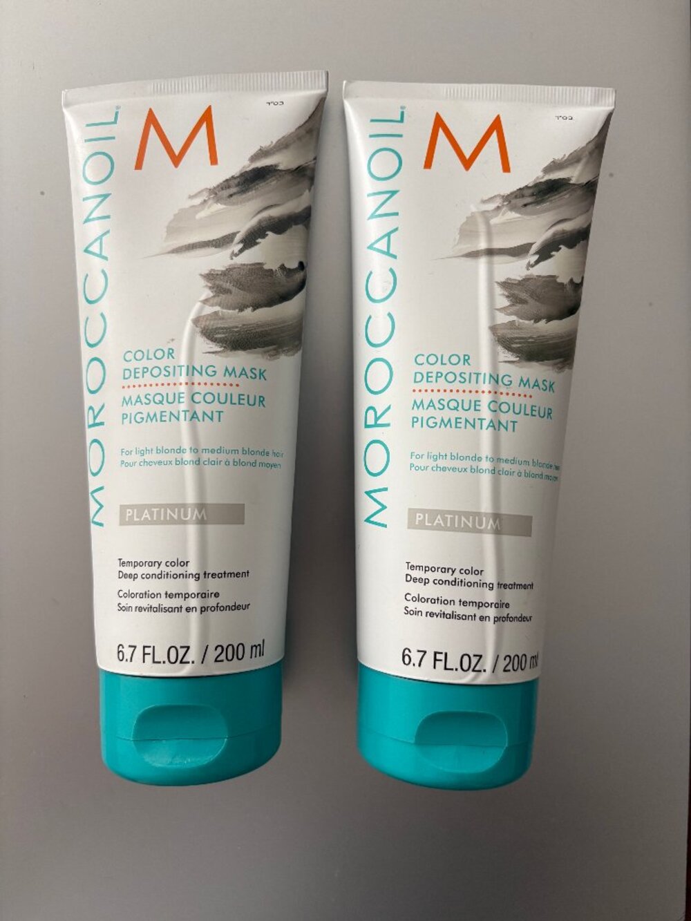 MOROCCANOIL PLATINUM COLOR DEPOSITING MASK DUO